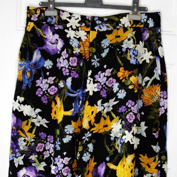 BNWT SS23 ERDEM MILES CEDRIC GARDEN FLORAL LINEN SHORTS 48 & 52 - Picture 2 of 13